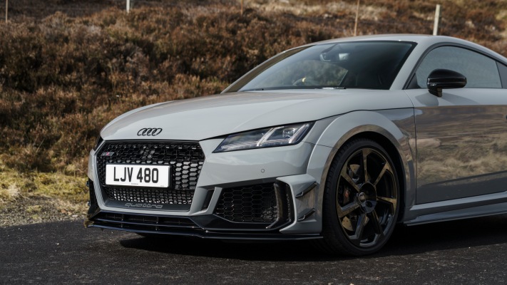 Audi TT RS Coupe Iconic Edition UK Version 2023. Desktop wallpaper