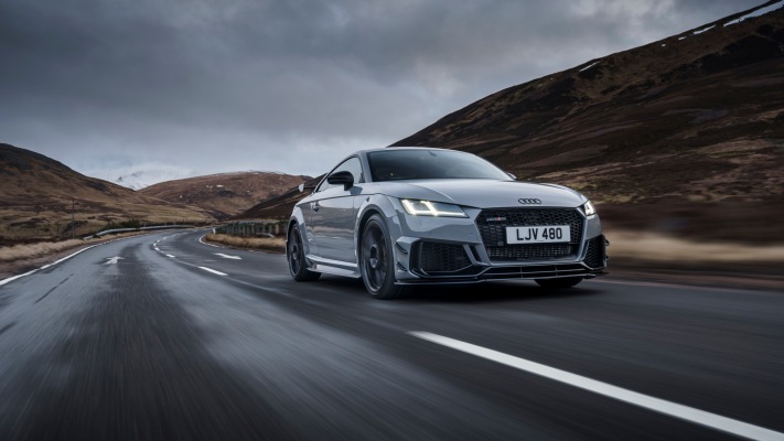 Audi TT RS Coupe Iconic Edition UK Version 2023. Desktop wallpaper