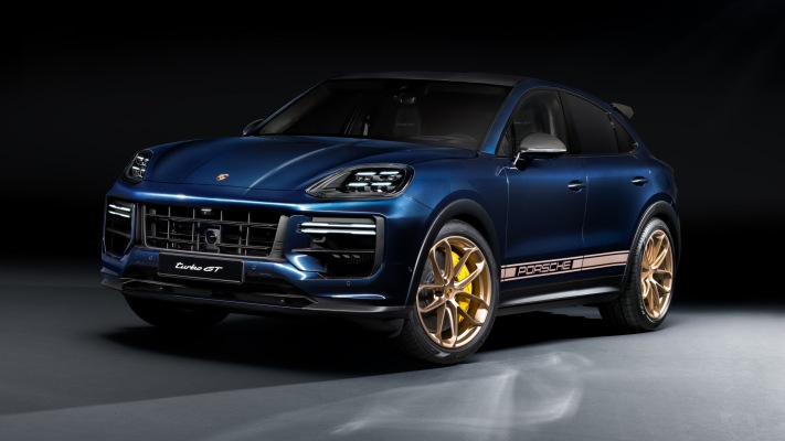 Porsche Cayenne Turbo GT Coupe 2024. Desktop wallpaper