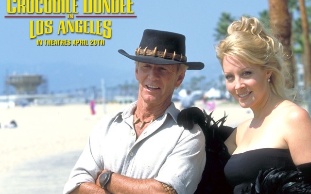 Crocodile Dundee in Los Angeles. Desktop wallpaper