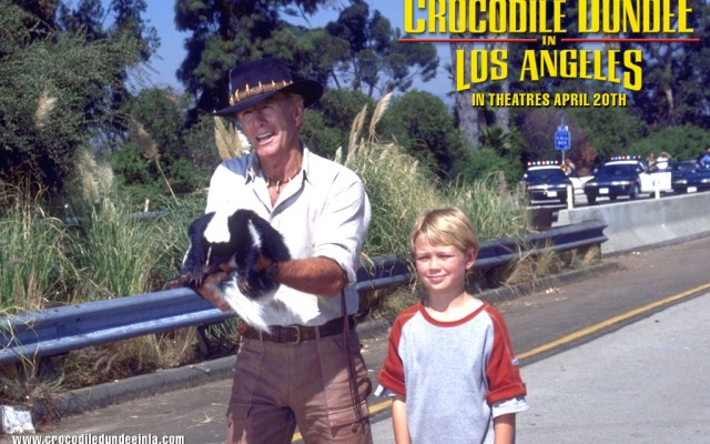 Crocodile Dundee in Los Angeles. Desktop wallpaper