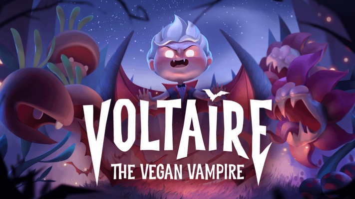 Voltaire: The Vegan Vampire. Desktop wallpaper