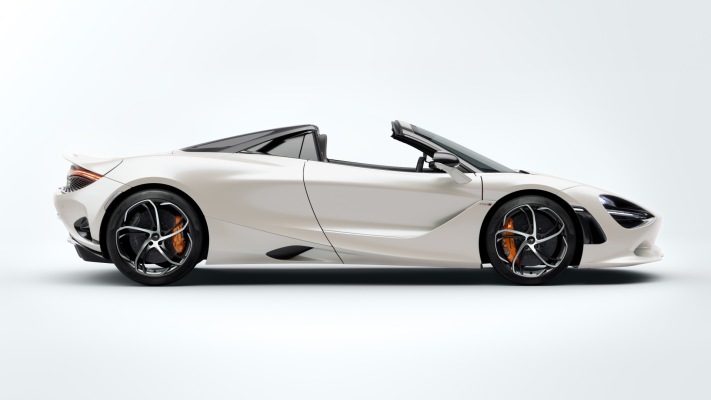 McLaren 750S Spider 2024. Desktop wallpaper