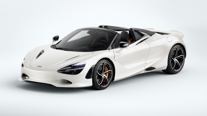 McLaren 750S Spider 2024. Desktop wallpaper