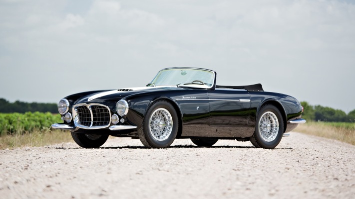 Maserati A6GCS Frua Spider 1955. Desktop wallpaper