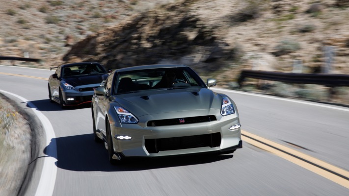 Nissan GT-R T-Spec USA Version 2024. Desktop wallpaper