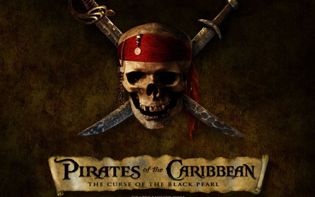 Pirates of the Caribbean: The Curse of the Black Pearl. Desktop wallpaper