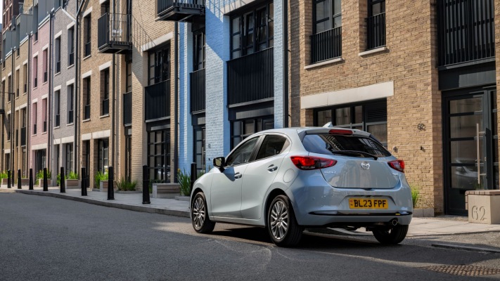 Mazda 2 UK Version 2023. Desktop wallpaper