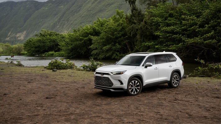 Toyota Grand Highlander Limited 2024. Desktop wallpaper