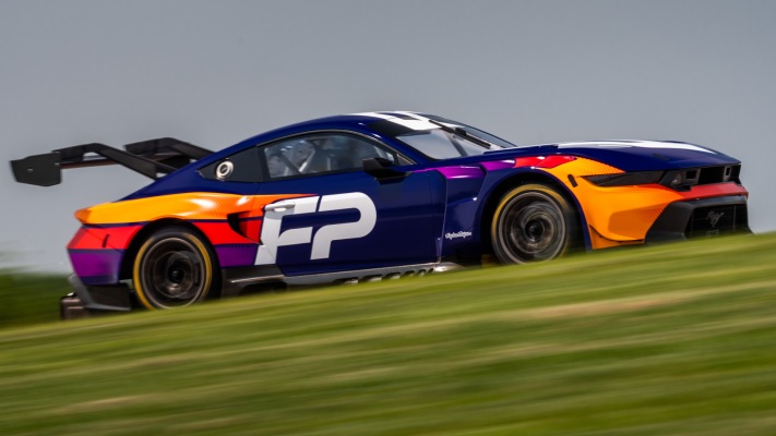 Ford Mustang GT3 Race Car 2024. Desktop wallpaper