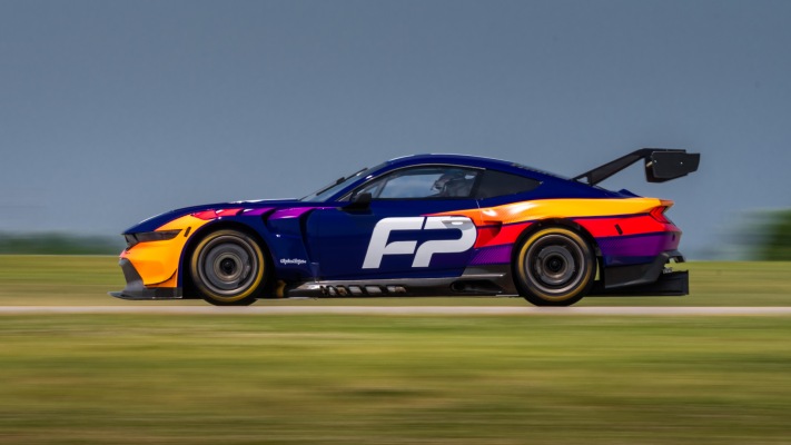 Ford Mustang GT3 Race Car 2024. Desktop wallpaper