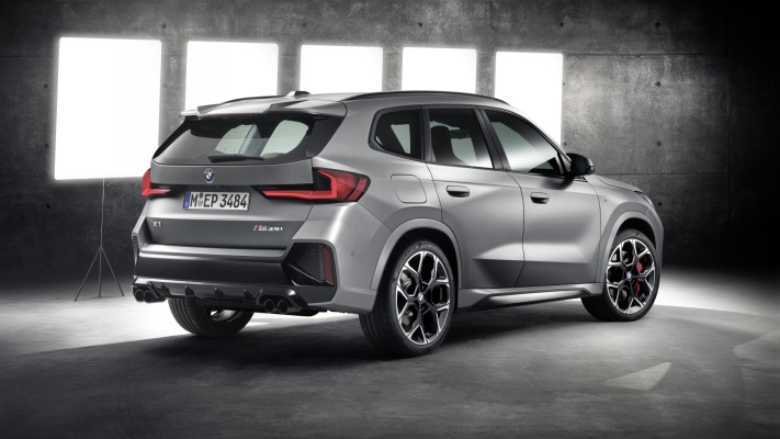 BMW X1 M35i xDrive 2024. Desktop wallpaper