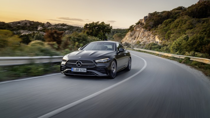 Mercedes-Benz CLE Coupe 2024. Desktop wallpaper