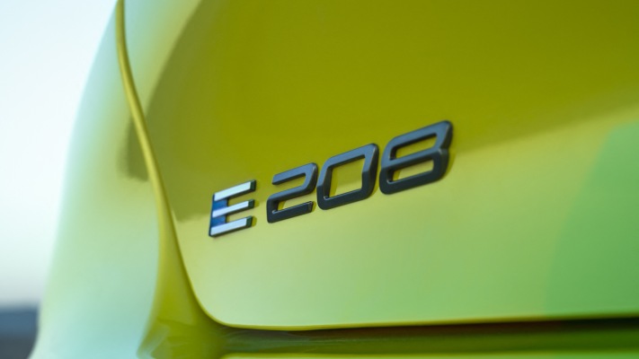 Peugeot e-208 GT 2024. Desktop wallpaper