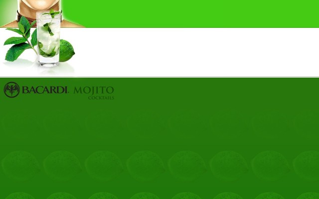 Bacardi Mojito. Desktop wallpaper