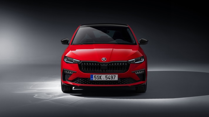 Skoda Scala Monte Carlo 2024. Desktop wallpaper