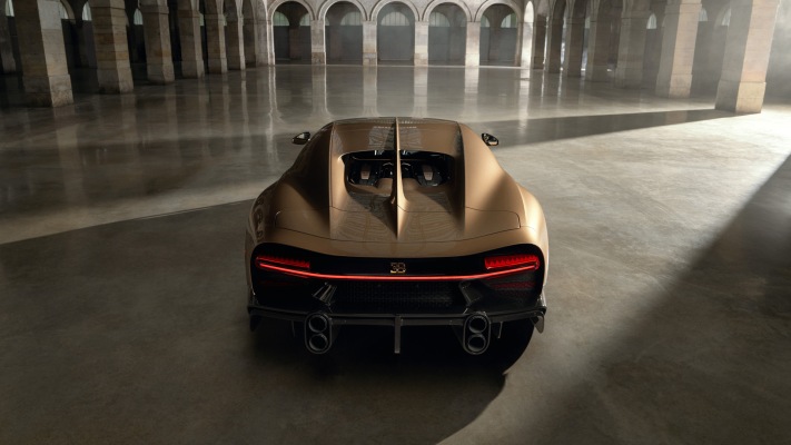 Bugatti Chiron Super Sport Golden Era 2023. Desktop wallpaper