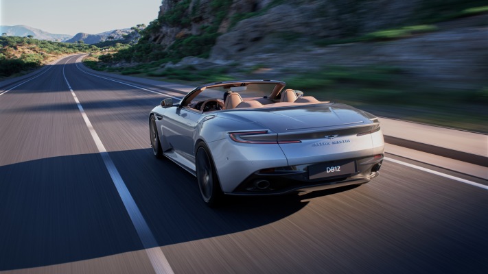 Aston Martin DB12 Volante 2024. Desktop wallpaper