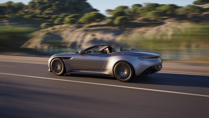 Aston Martin DB12 Volante 2024. Desktop wallpaper