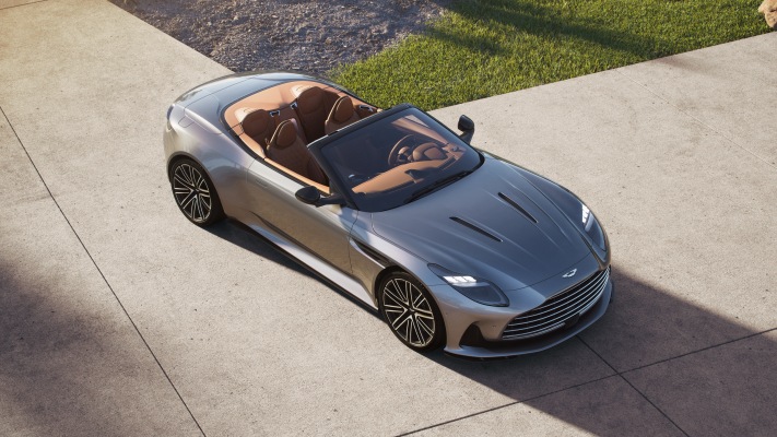 Aston Martin DB12 Volante 2024. Desktop wallpaper