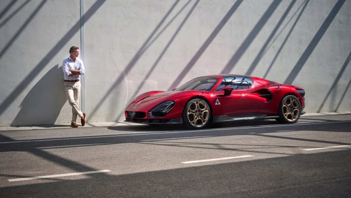 Alfa Romeo 33 Stradale 2024. Desktop wallpaper