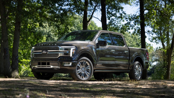 Ford F-150 Platinum 2024. Desktop wallpaper