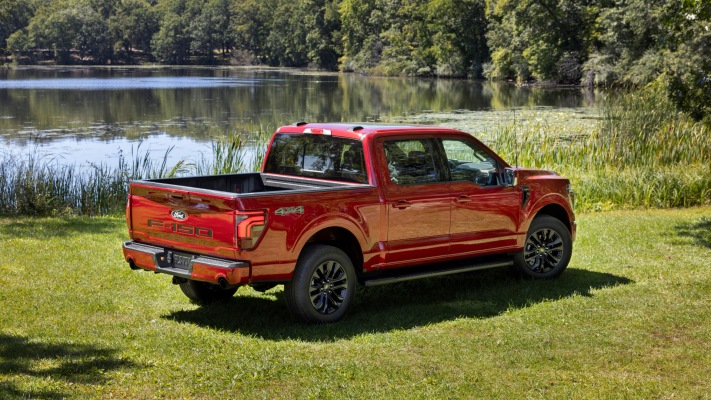 Ford F-150 Lariat 2024. Desktop wallpaper