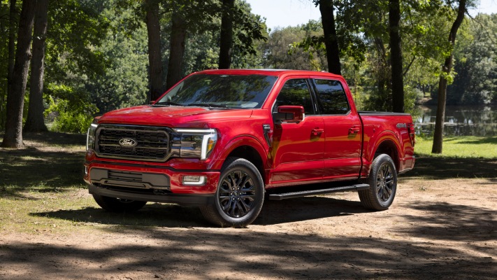 Ford F-150 Lariat 2024. Desktop wallpaper