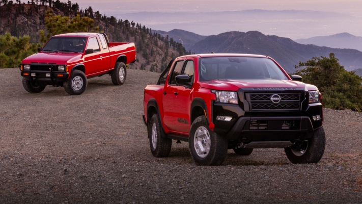 Nissan Frontier Hardbody 2024. Desktop wallpaper