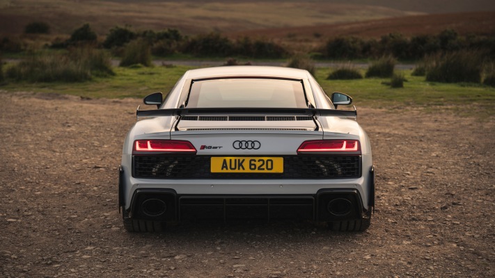 Audi R8 Coupe V10 GT RWD UK Version 2023. Desktop wallpaper