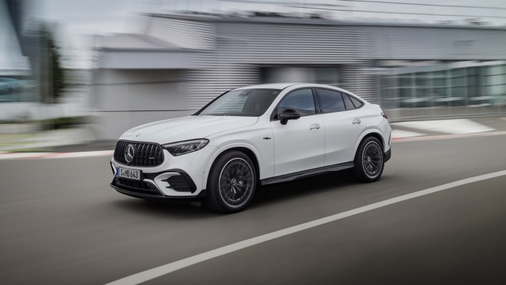 Mercedes-AMG GLC 43 4MATIC Coupe 2024. Desktop wallpaper