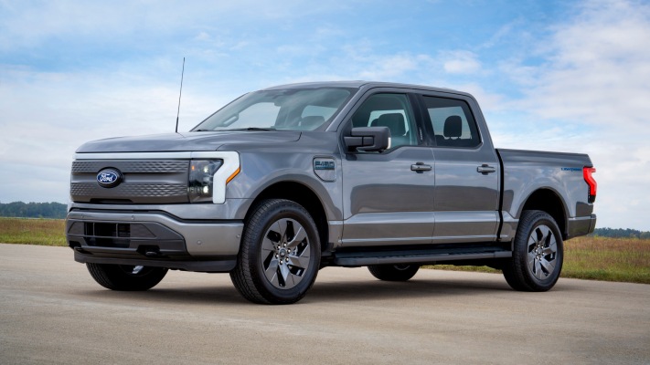 Ford F-150 Lightning Flash 2024. Desktop wallpaper