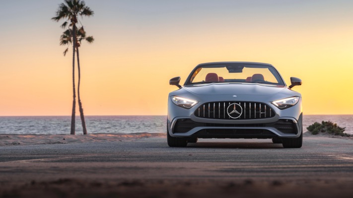 Mercedes-AMG SL 43 USA Version 2023. Desktop wallpaper