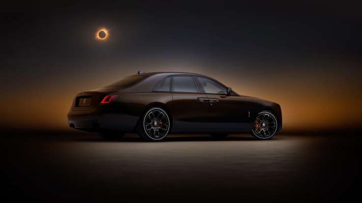 Rolls-Royce Black Badge Ghost Ekleipsis Private Collection 2023. Desktop wallpaper