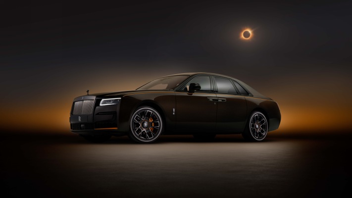 Rolls-Royce Black Badge Ghost Ekleipsis Private Collection 2023. Desktop wallpaper