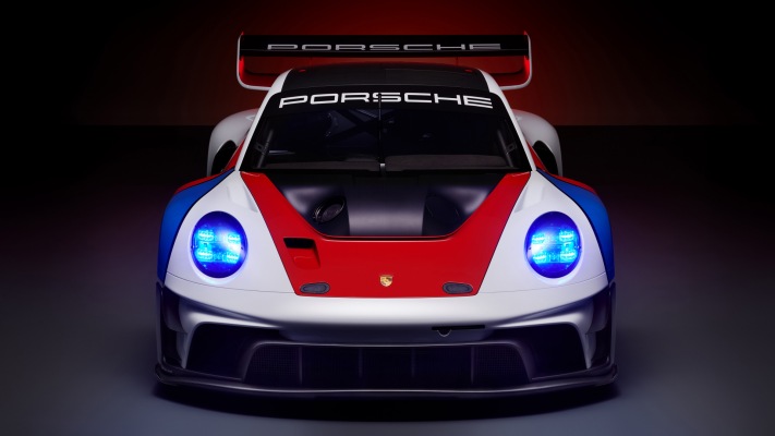 Porsche 911 GT3 R Rennsport 2023. Desktop wallpaper
