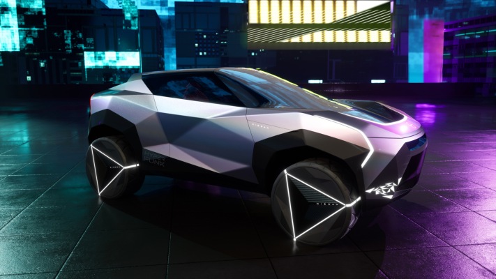 Nissan Hyper Punk Concept 2023. Desktop wallpaper