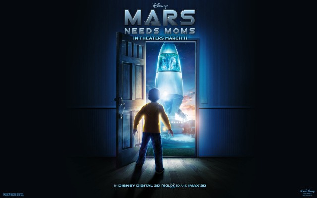 Mars Needs Moms. Desktop wallpaper