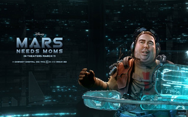 Mars Needs Moms. Desktop wallpaper