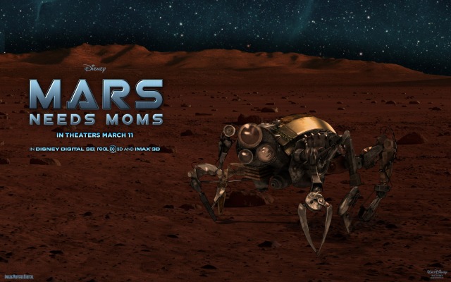 Mars Needs Moms. Desktop wallpaper