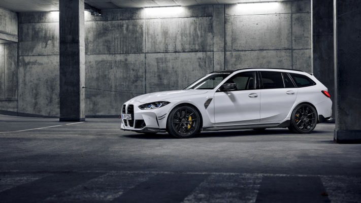 BMW M3 Touring M Performance Parts 2023. Desktop wallpaper