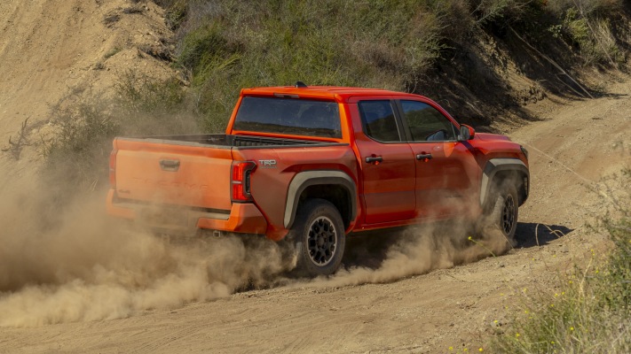 Toyota Tacoma TRD Off-Road 2024. Desktop wallpaper