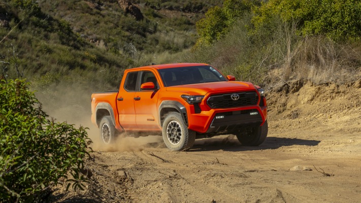 Toyota Tacoma TRD Off-Road 2024. Desktop wallpaper