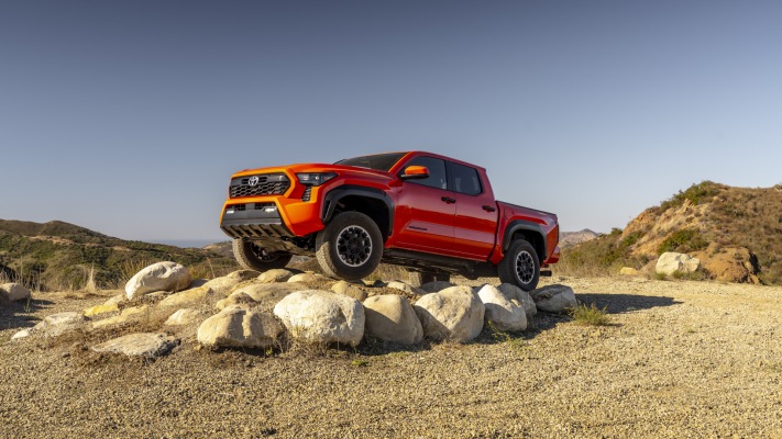 Toyota Tacoma TRD Off-Road 2024. Desktop wallpaper