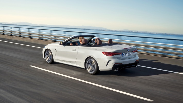 BMW 430i Convertible 2025. Desktop wallpaper