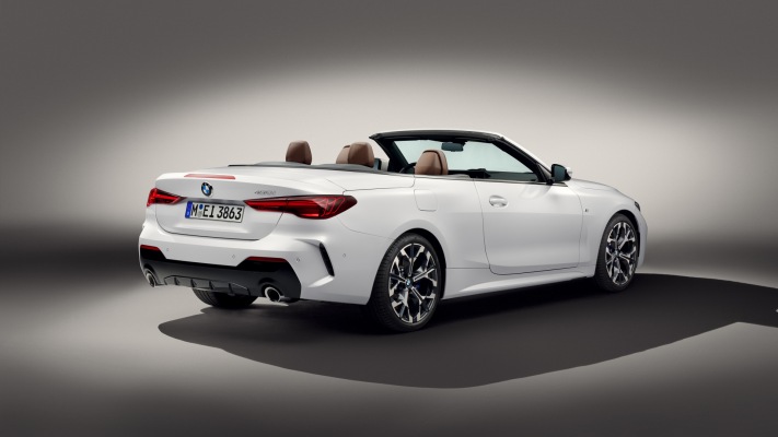 BMW 430i Convertible 2025. Desktop wallpaper