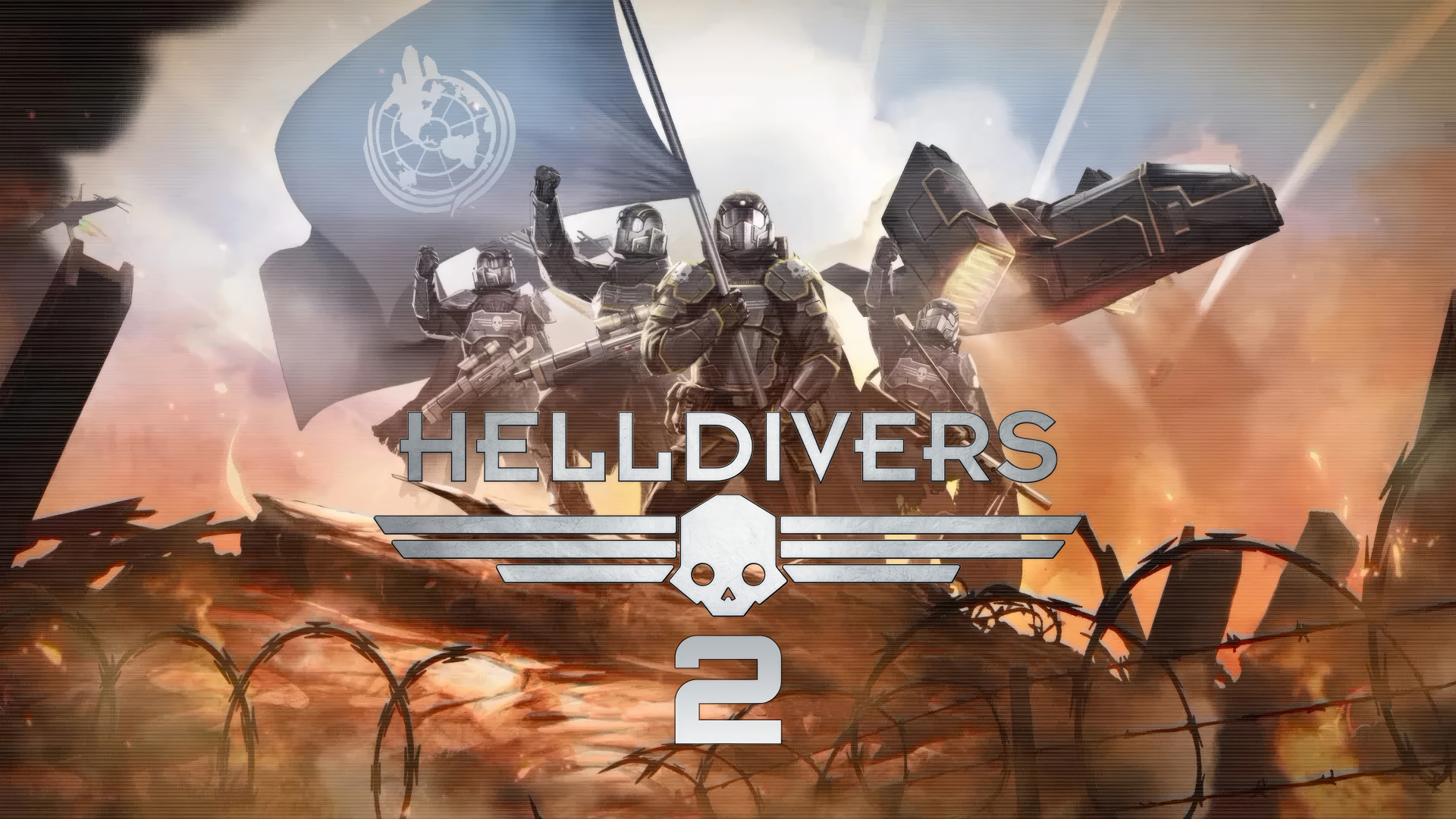 Helldivers 2. Desktop wallpaper. 1920x1080