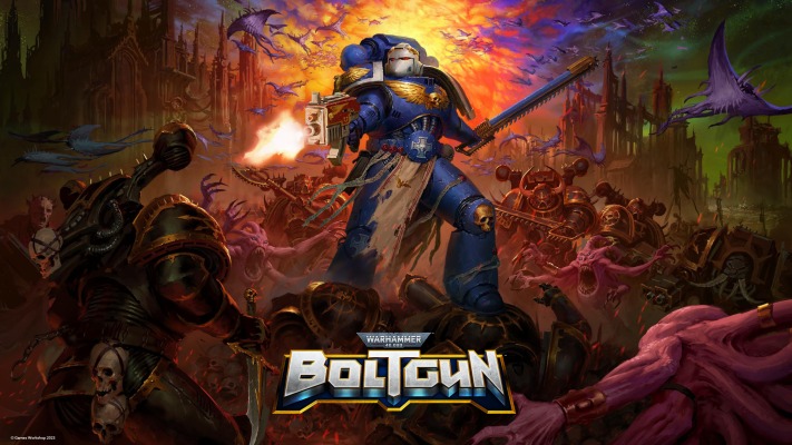 Warhammer 40,000: Boltgun. Desktop wallpaper