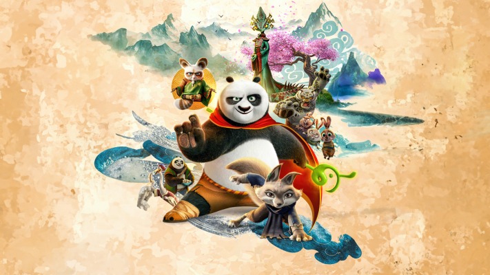 Kung Fu Panda 4. Desktop wallpaper