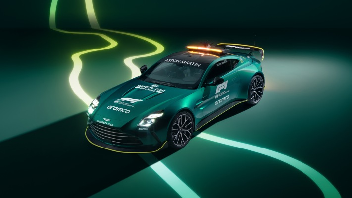 Aston Martin Vantage F1 Safety Car 2024. Desktop wallpaper